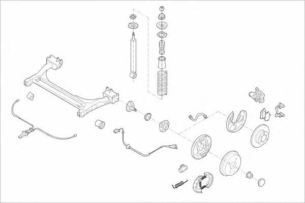 MO14066HA Monroe Wheel suspension