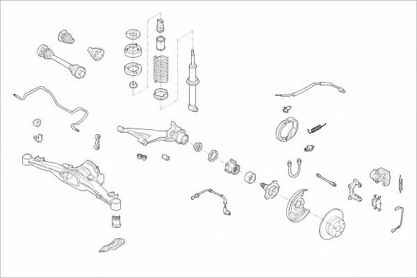 MO00238HA Monroe Wheel suspension