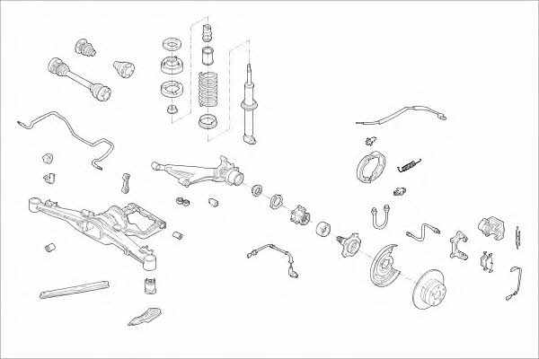 MO00244HA Monroe Wheel suspension