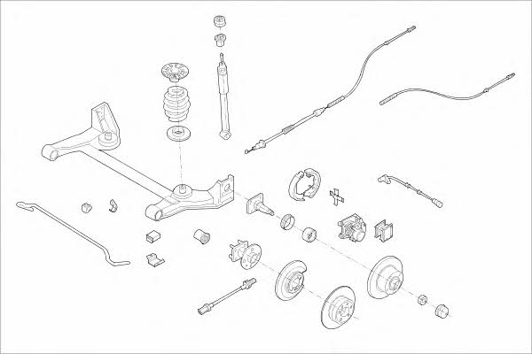 Monroe MO00999HA Wheel suspension MO00999HA MO00999HA Monroe Wheel suspension