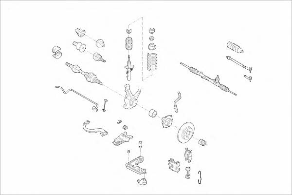  MO01078VA Wheel suspension MO01078VA