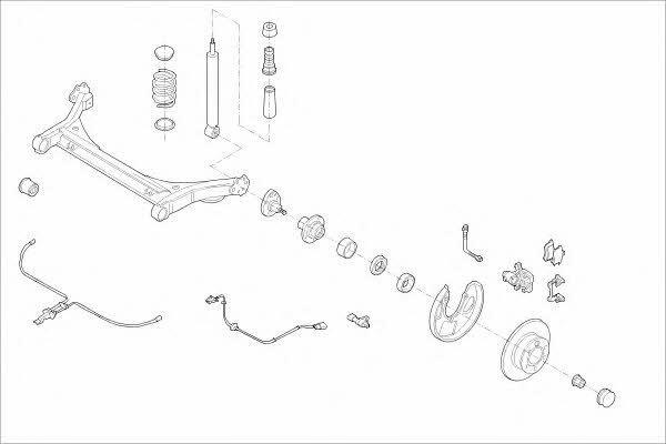 MO14426HA Monroe Wheel suspension