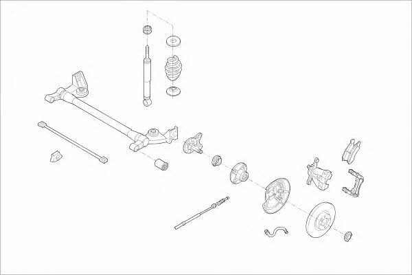  MO14912HA Wheel suspension MO14912HA