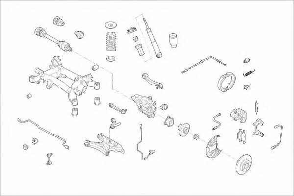  MO15268HA Wheel suspension MO15268HA