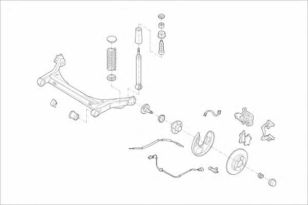 MO15494HA Monroe Wheel suspension