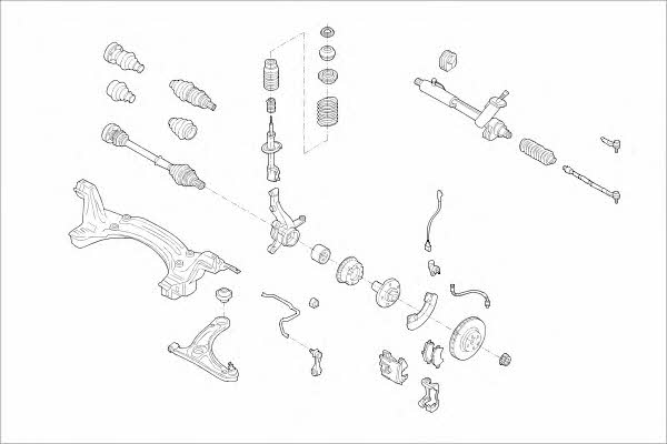 MO15494VA Monroe Wheel suspension