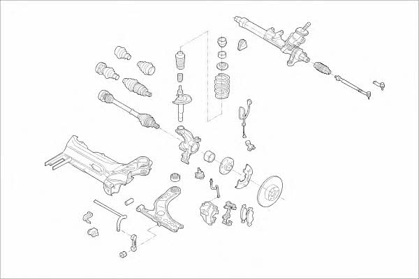 MO16253VA Monroe Wheel suspension