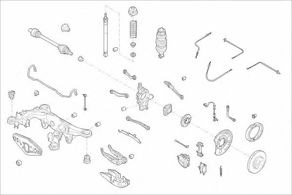 MO17128HA Monroe Wheel suspension