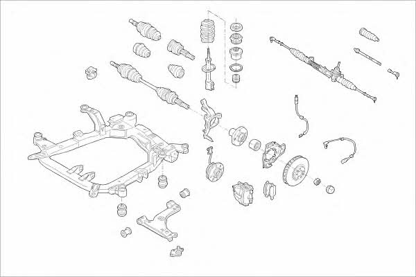 MO17245VA Monroe Wheel suspension