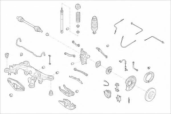 MO18633HA Monroe Wheel suspension