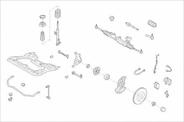 MO18714VA Monroe Wheel suspension