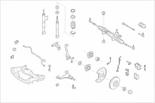 MO08687VA Monroe Wheel suspension