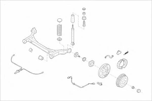 MO10044HA Monroe Wheel suspension