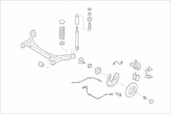 MO10045HA Monroe Wheel suspension