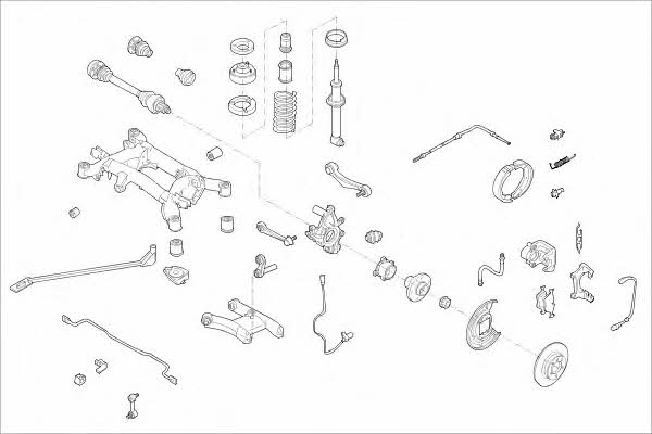 MO10300HA Monroe Wheel suspension
