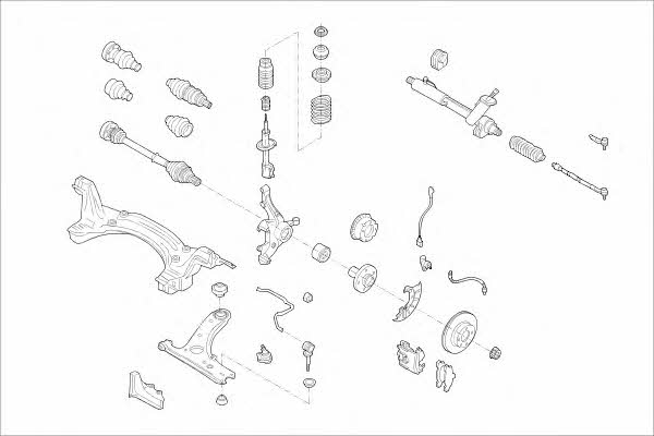MO13108VA Monroe Wheel suspension