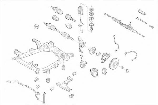 MO14182VA Monroe Wheel suspension