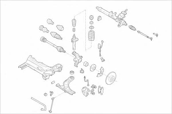 MO14564VA Monroe Wheel suspension