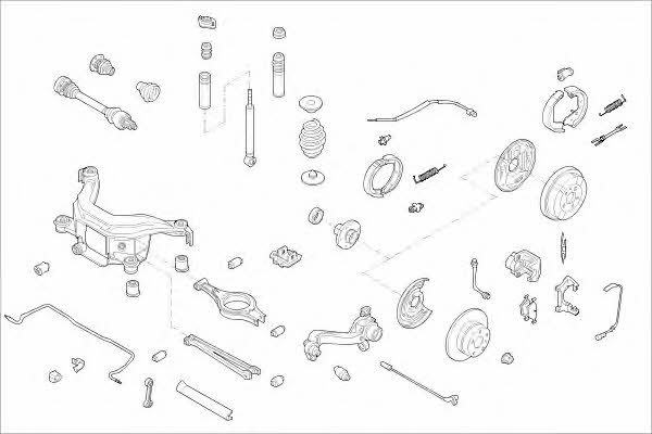  MO00051HA Wheel suspension MO00051HA