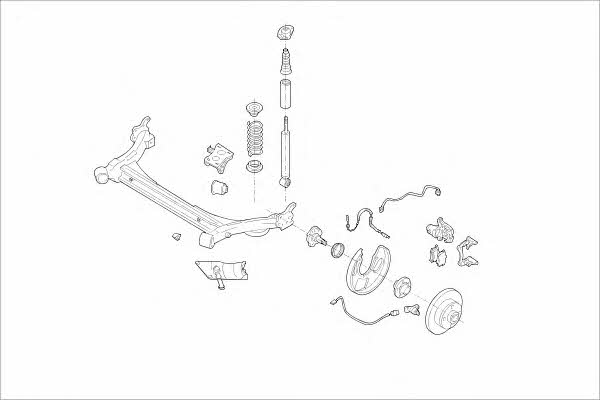 MO15458HA Monroe Wheel suspension