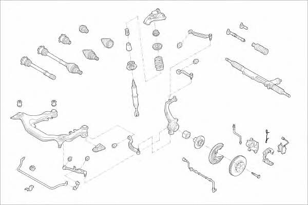 Monroe MO15781VA Wheel suspension MO15781VA MO15781VA Monroe Wheel suspension