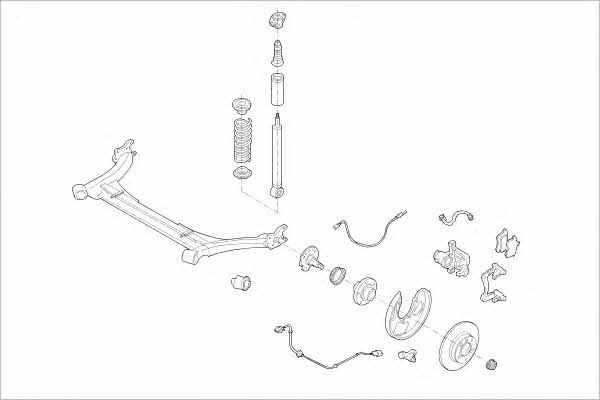 MO15899HA Monroe Wheel suspension