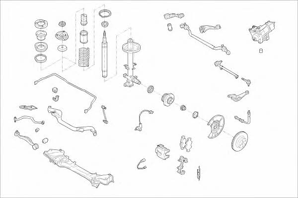 MO00251VA Monroe Wheel suspension