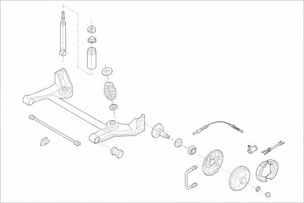  MO00541HA Wheel suspension MO00541HA