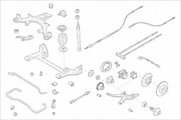 Monroe MO01018HA Wheel suspension MO01018HA MO01018HA Monroe Wheel suspension