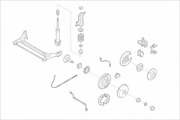  MO01400HA Wheel suspension MO01400HA