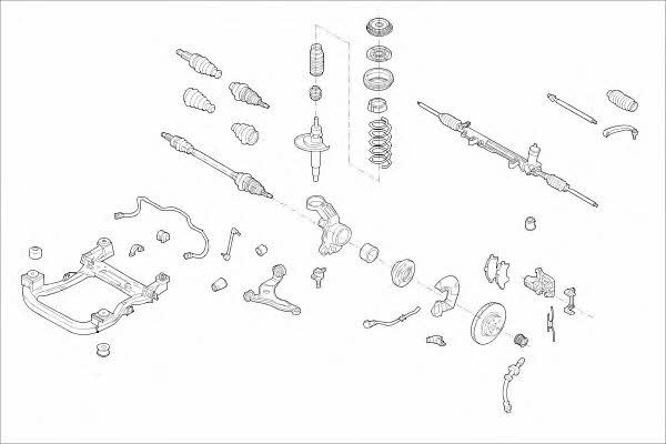 Monroe MO17371VA Wheel suspension MO17371VA MO17371VA Monroe Wheel suspension