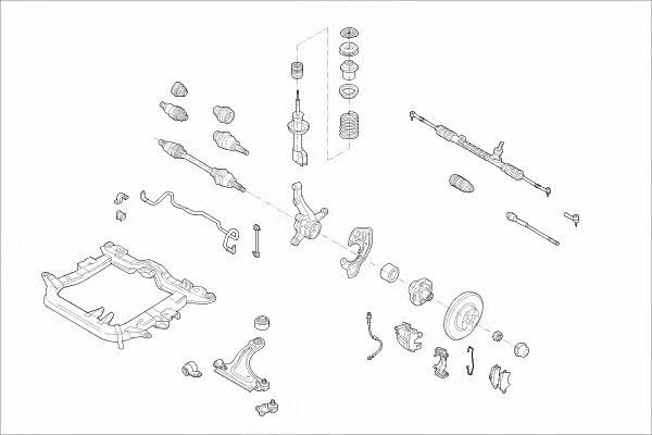 MO18467VA Monroe Wheel suspension