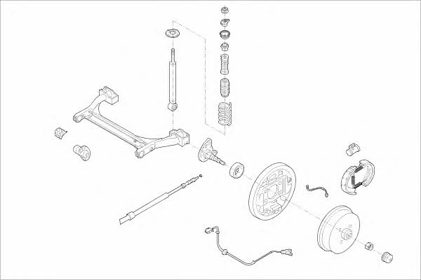  MO01717HA Wheel suspension MO01717HA