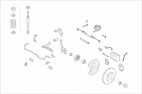  MO03950VA Wheel suspension MO03950VA