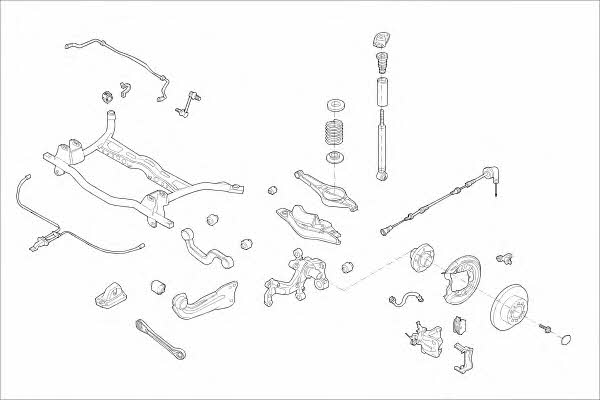 MO19961HA Monroe Wheel suspension