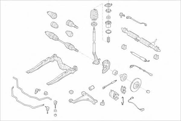 MO04652VA Monroe Wheel suspension