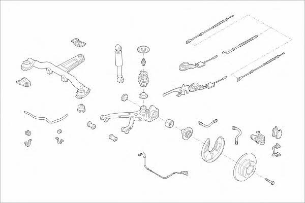  MO04714HA Wheel suspension MO04714HA