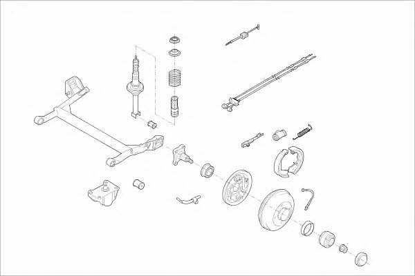 MO05192HA Monroe Wheel suspension