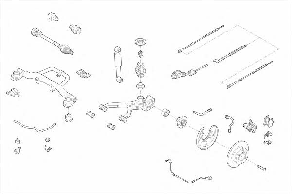 MO05419HA Monroe Wheel suspension