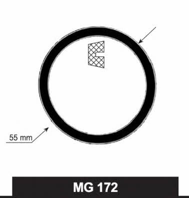 MotoRad MG-172 Thermostat O-Ring MG172