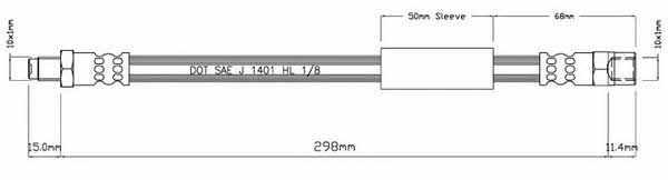 Motorquip VBH438 Brake Hose VBH438