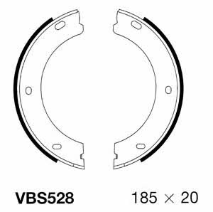 Motorquip VBS528 Parking brake shoes VBS528