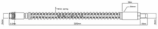 Motorquip VBJ176 Brake Hose VBJ176