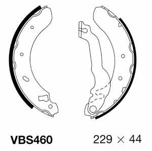 Motorquip VBS460 Brake shoe set VBS460