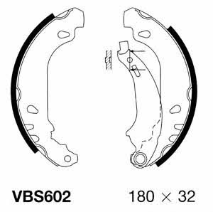 Motorquip VBS602 Brake shoe set VBS602