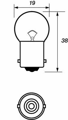 Motorquip LVEB149 Glow bulb R5W 24V 5W LVEB149