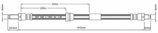 Motorquip VBH740 Brake Hose VBH740