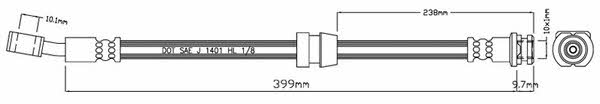 Motorquip VBJ503 Brake Hose VBJ503