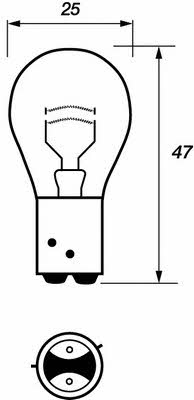 Motorquip LVEB566 Glow bulb P21/4W 12V 21/4W LVEB566