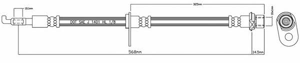 Motorquip VBH1086 Brake Hose VBH1086